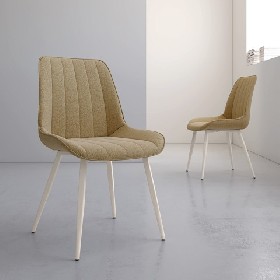 Silla con pata de aluminio