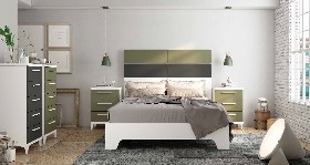 Dormitorio con color